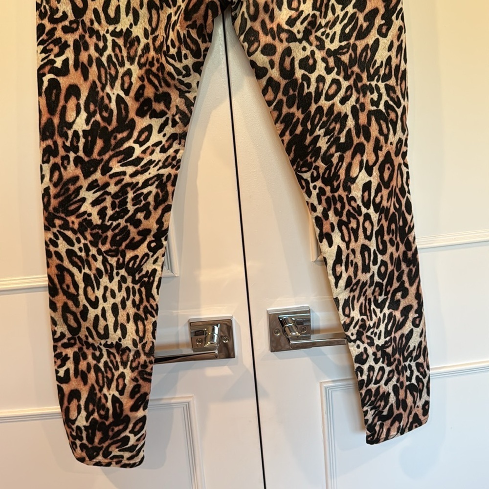 AG Adriano Goldschmed The Farrah Leopard Hi-Rise Skinny Ankle Jeans Size 30 - Picture 11 of 15